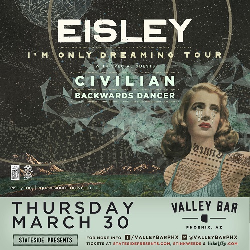 Win tickets to EISLEY live at Valley Bar