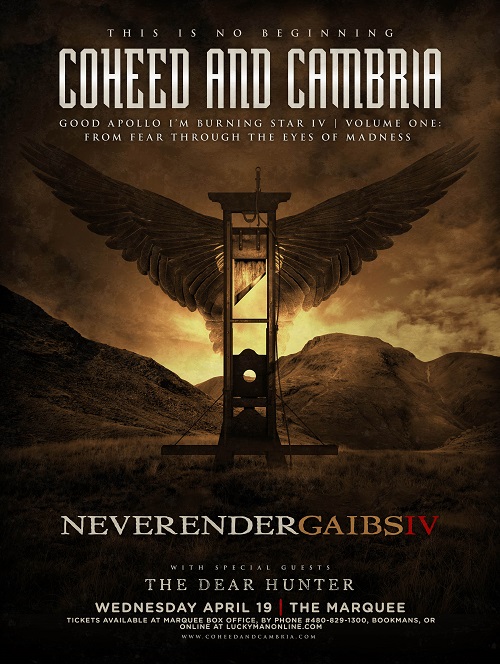 Win tickets to COHEED & CAMBRIA live at Marquee Theatre