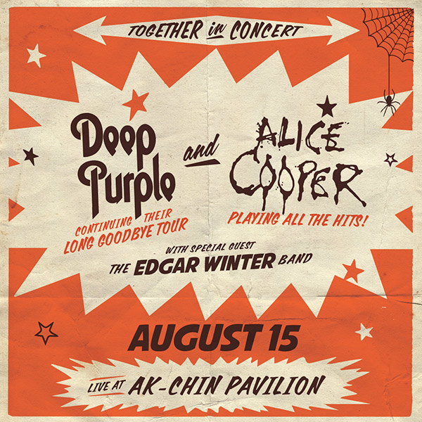 Win tickets to DEEP PURPLE & ALICE COOPER at Ak-Chin Pavilion