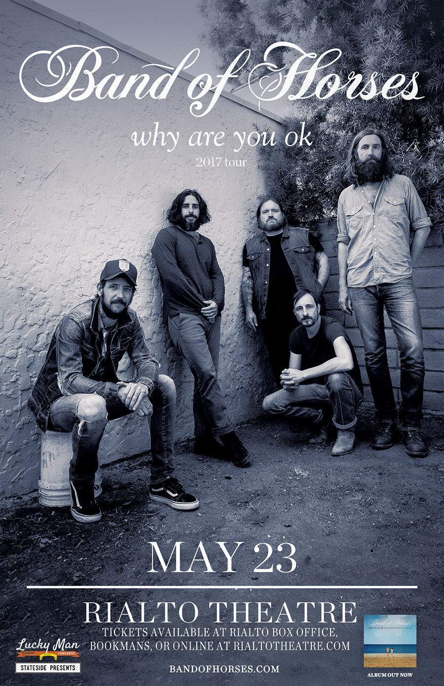 Win tickets to BAND OF HORSES at Rialto Theatre (Tucson)