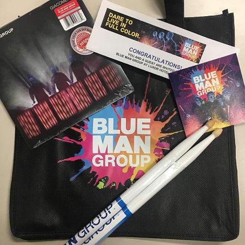 Win a BLUE MAN GROUP prize pack & tickets