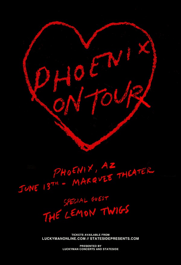 Win tickets to PHOENIX live at Marquee Theatre