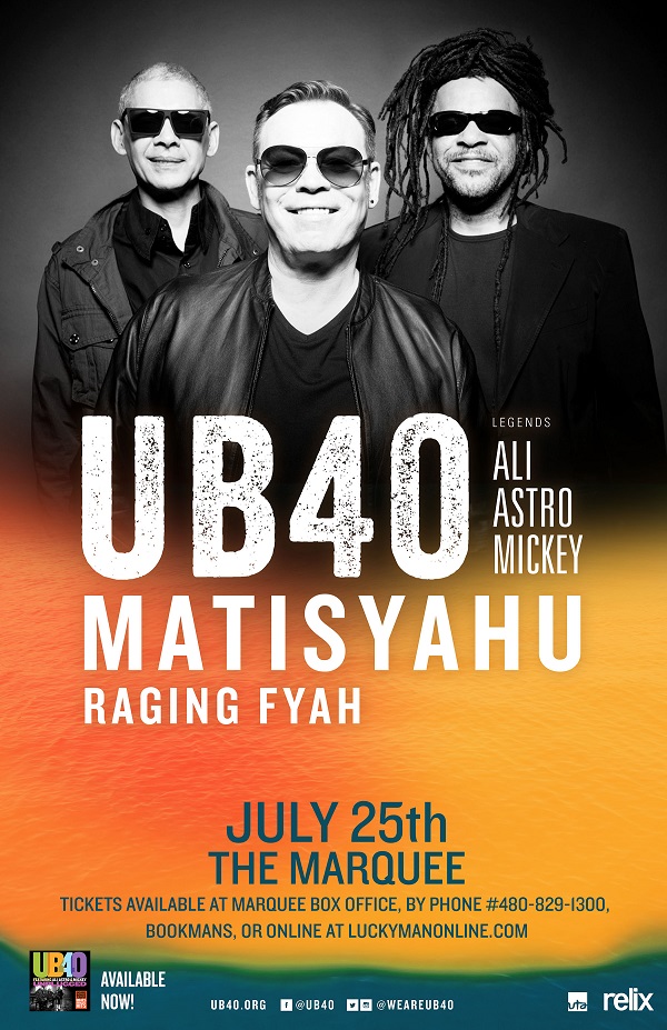Win tickets to UB40 live at Marquee Theatre