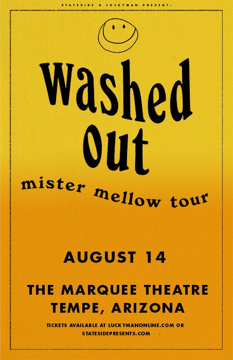 Win tickets to WASHED OUT live at Marquee Theatre