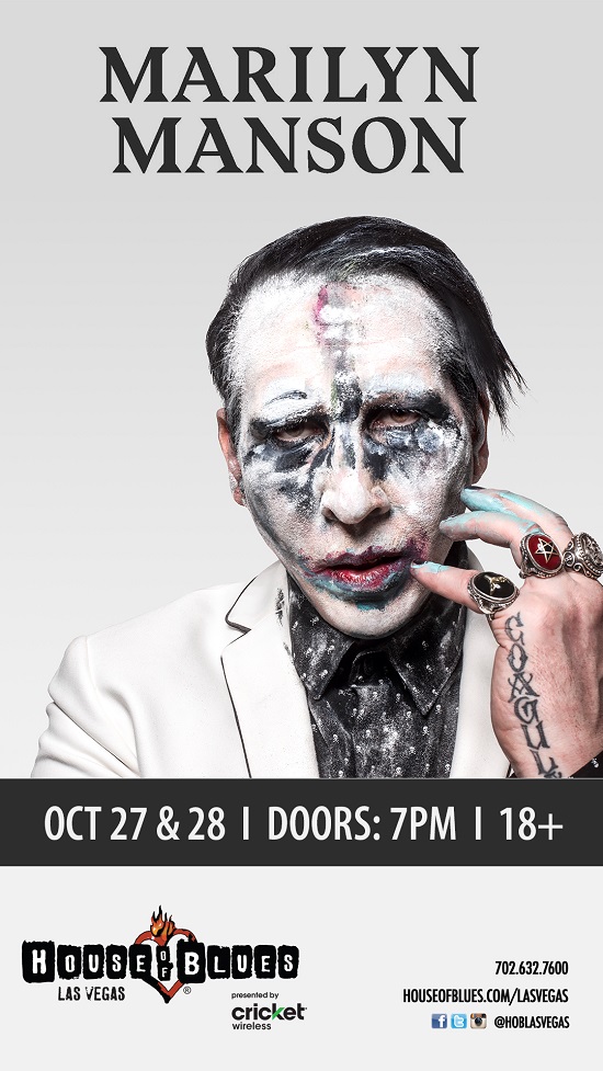 Win tickets to MARILYN MANSON live at House Of Blues Las Vegas