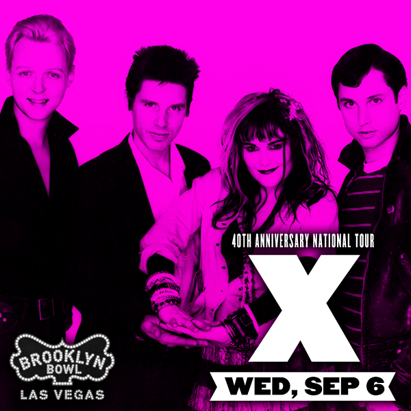 Win tickets to X (THE BAND) live at Brooklyn Bowl Las Vegas