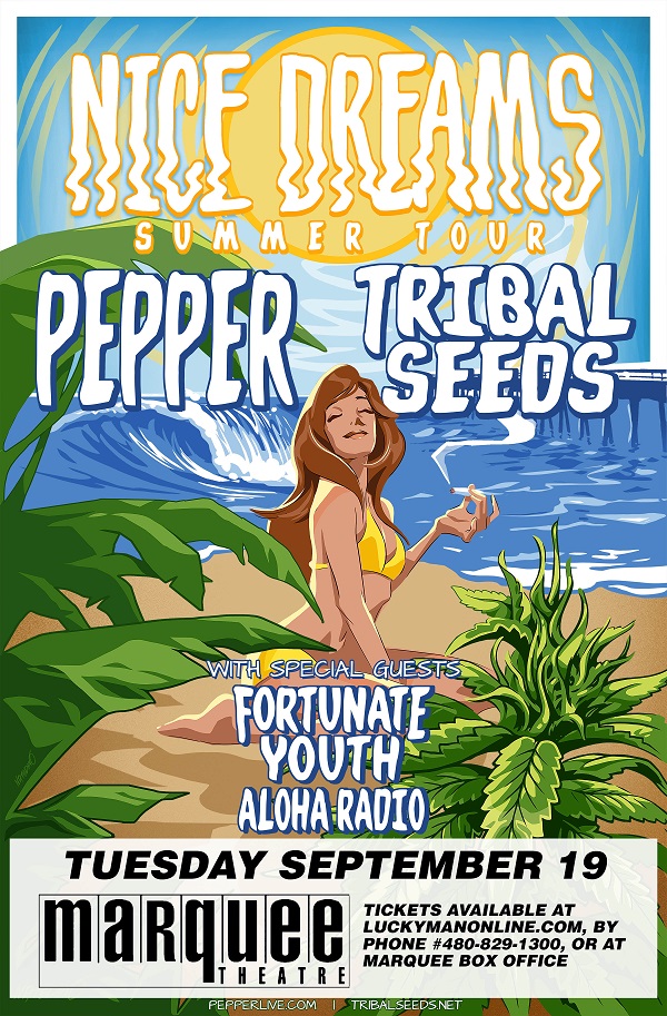 Win tickets to PEPPER + TRIBAL SEEDS live at Marquee Theatre