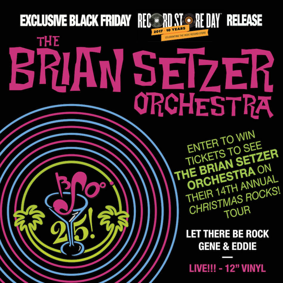 Win tickets to BRIAN SETZER ORCHESTRA live at Celebrity Theatre