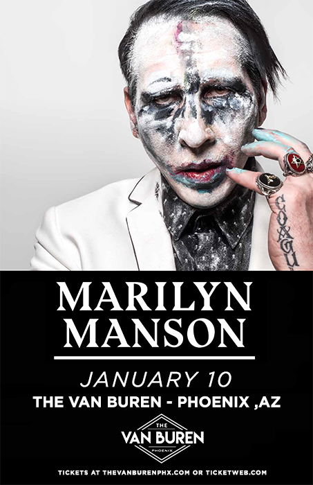 Win tickets to MARILYN MANSON live at The Van Buren