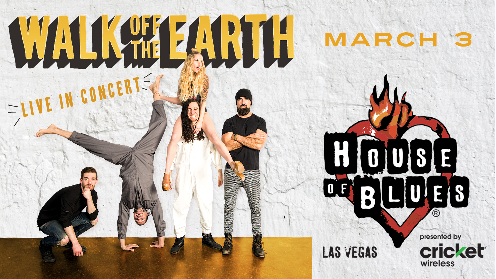 Win tickets to WALK OFF THE EARTH live at House Of Blues Las Vegas