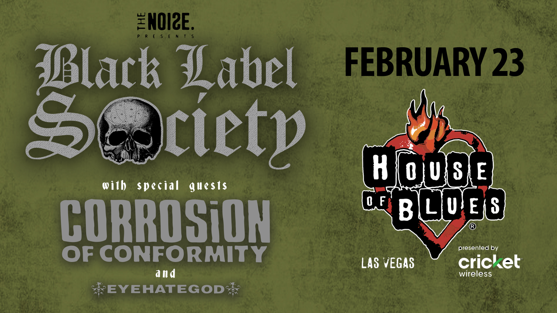 Win tickets to BLACK LABEL SOCIETY live at House Of Blues Las Vegas