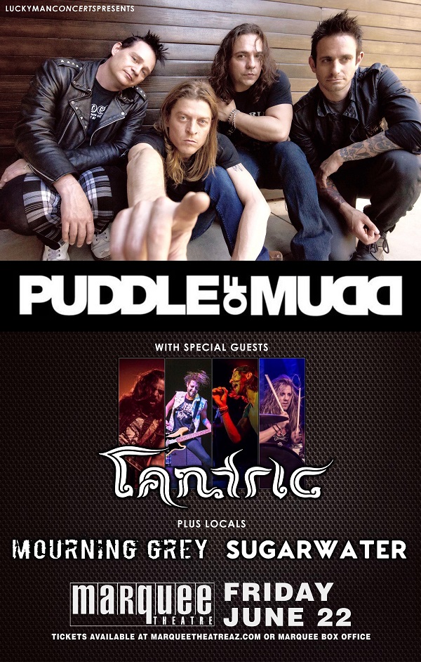 Win tickets to PUDDLE OF MUDD live at Marquee Theatre