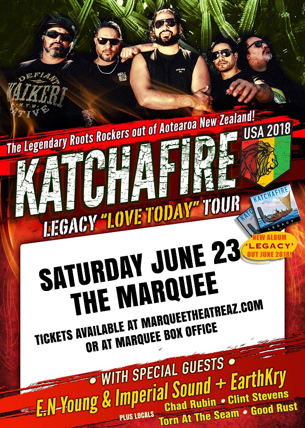 Win tickets to KATCHAFIRE live at Marquee Theatre