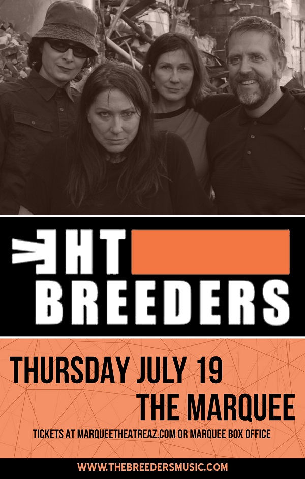 Win tickets to THE BREEDERS live at Marquee Theatre