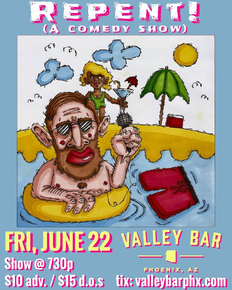Win tickets to REPENT! (A Comedy Show) at Valley Bar