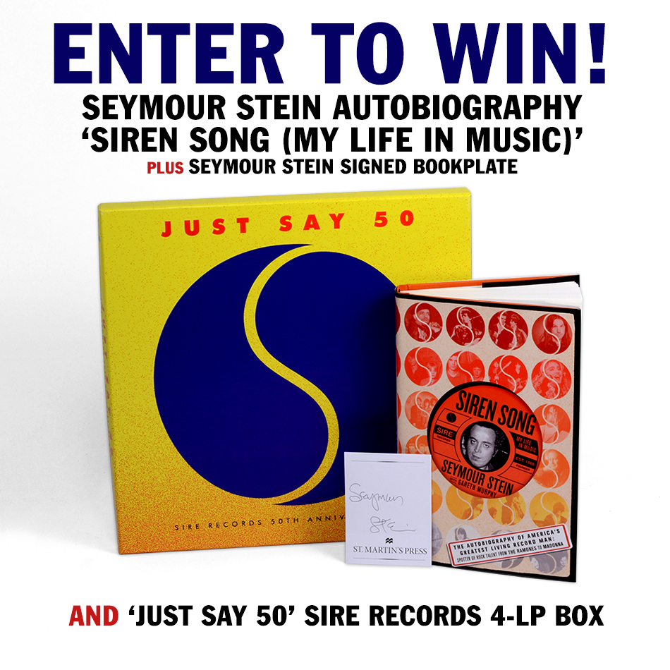 Win a SEYMOUR STEIN Prize Pack! Include LP Boxset + Signed Bookplate