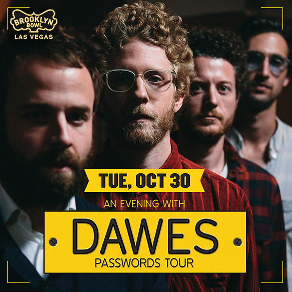 Win tickets to DAWES live at Brooklyn Bowl Las Vegas