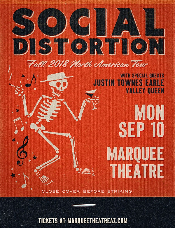 Win tickets to SOCIAL DISTORTION live at Marquee Theatre
