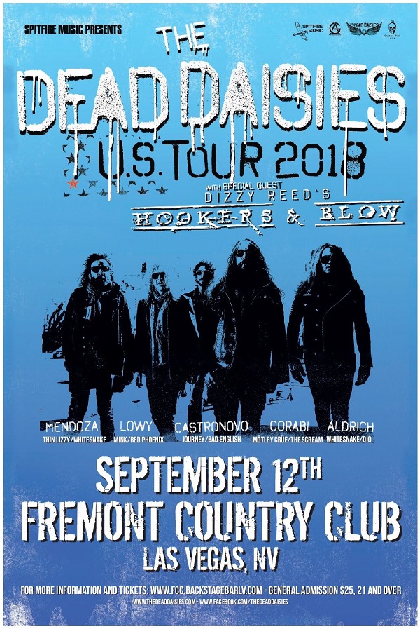 Win tickets to DEAD DAISIES live at Fremont Country Club