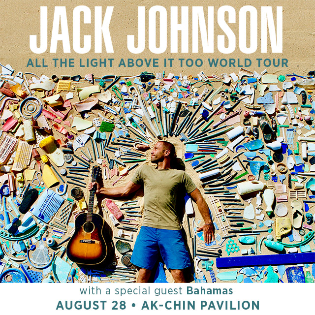 Win tickets to JACK JOHNSON live at Ak-Chin Pavilion
