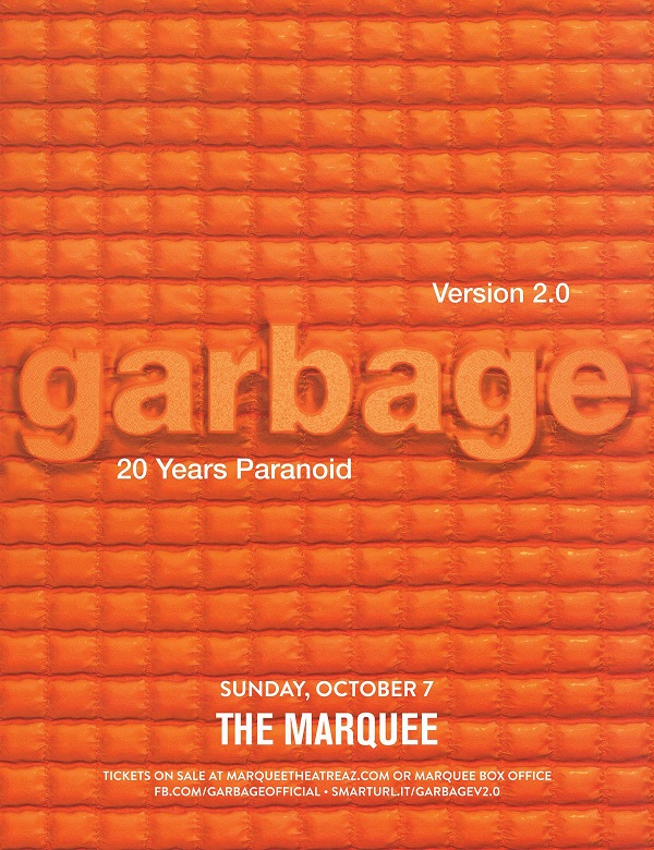 Win tickets to GARBAGE live at Marquee Theatre