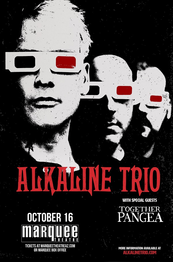 Win tickets to ALKALINE TRIO live at Marquee Theatre