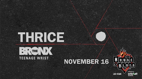 Win tickets to THRICE live at House Of Blues Las Vegas