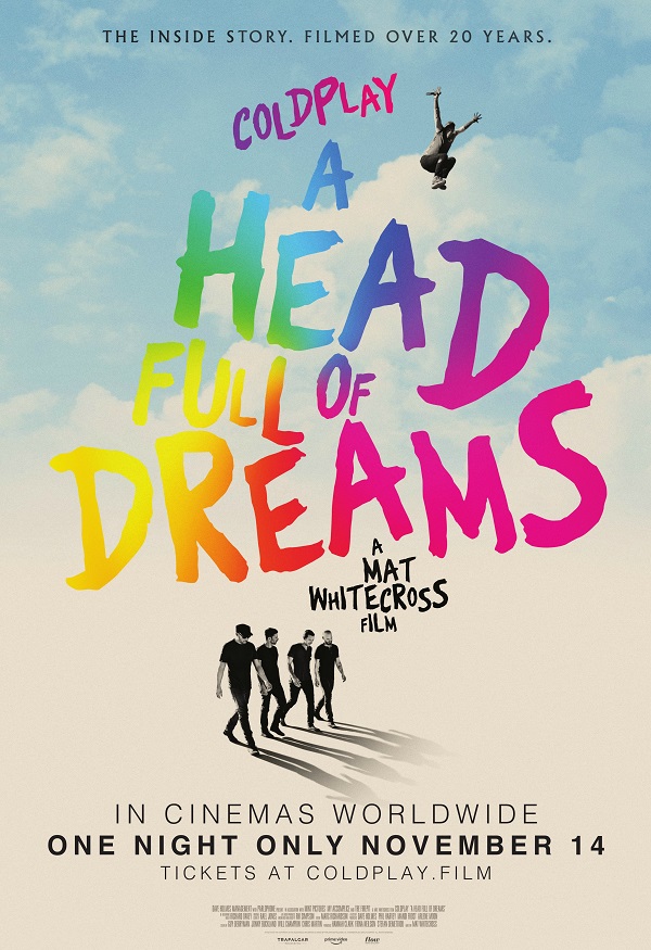 Win movie passes to COLDPLAY : A HEAD FULL OF DREAMS at FilmBar