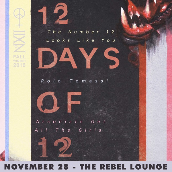 Win tickets to THE NUMBER 12 LOOK LIKE YOU live at The Rebel Lounge
