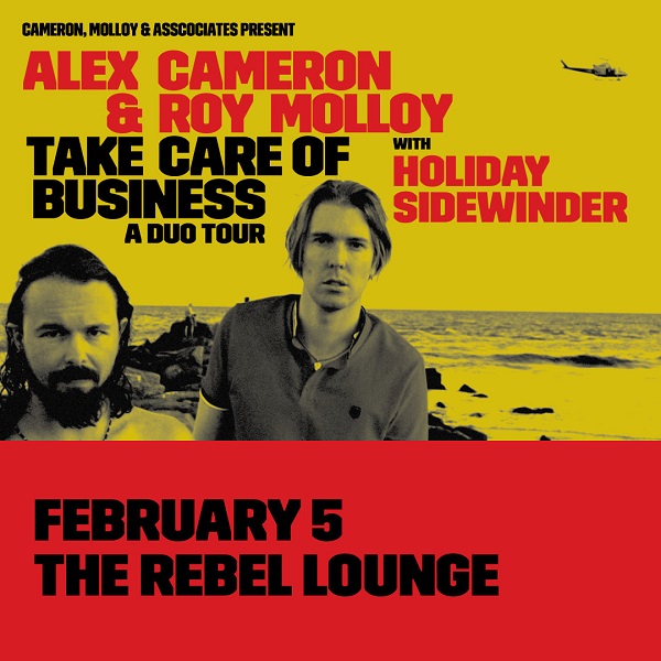 Win tickets to ALEX CAMERON live at The Rebel Lounge