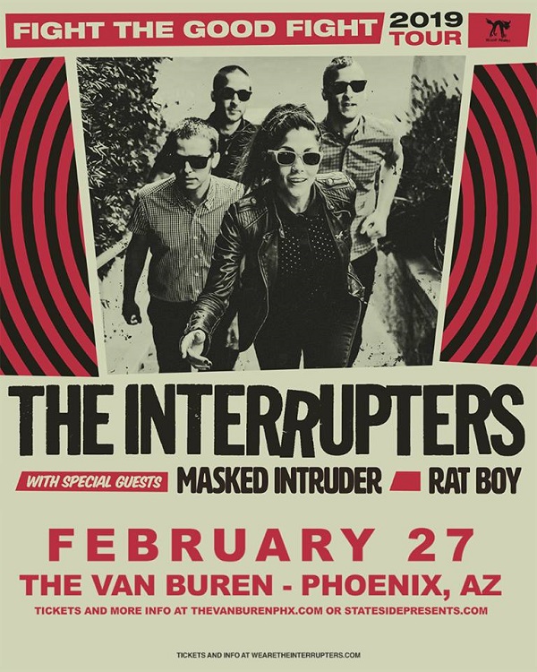 Win tickets to THE INTERRUPTERS live at The Van Buren