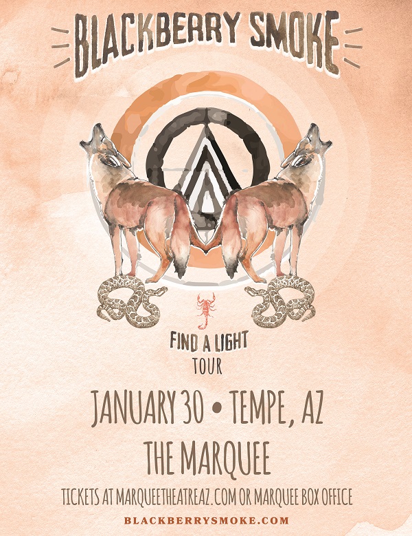 Win tickets to BLACKBERRY SMOKE live at Marquee Theatre