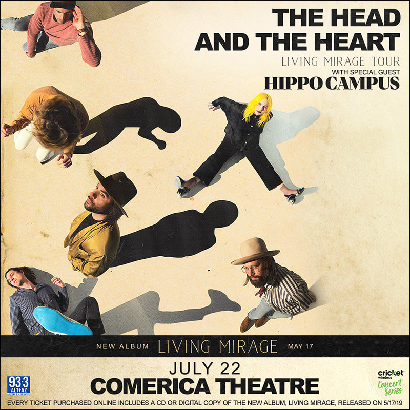THE HEAD & THE HEART Comerica Theatre