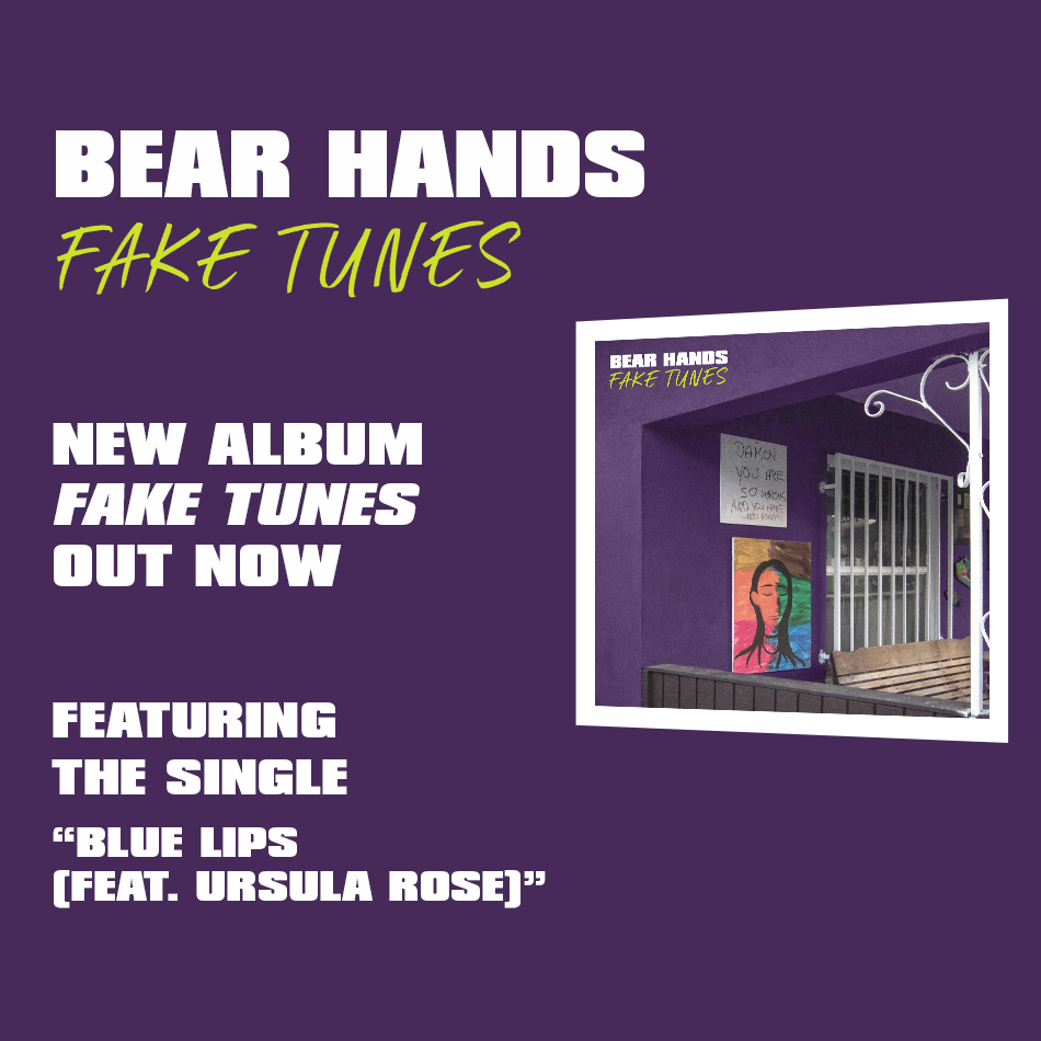 BEAR HANDSFake Tunes Vinyl + Signed LP Jacket
