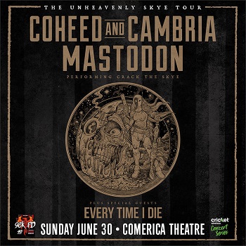COHEED AND CAMBRIA WITH MASTODONComerica Theatre