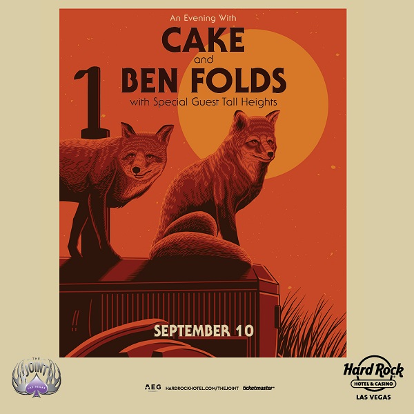 CAKE + BEN FOLDSThe Joint at Hard Rock Hotel & Casino