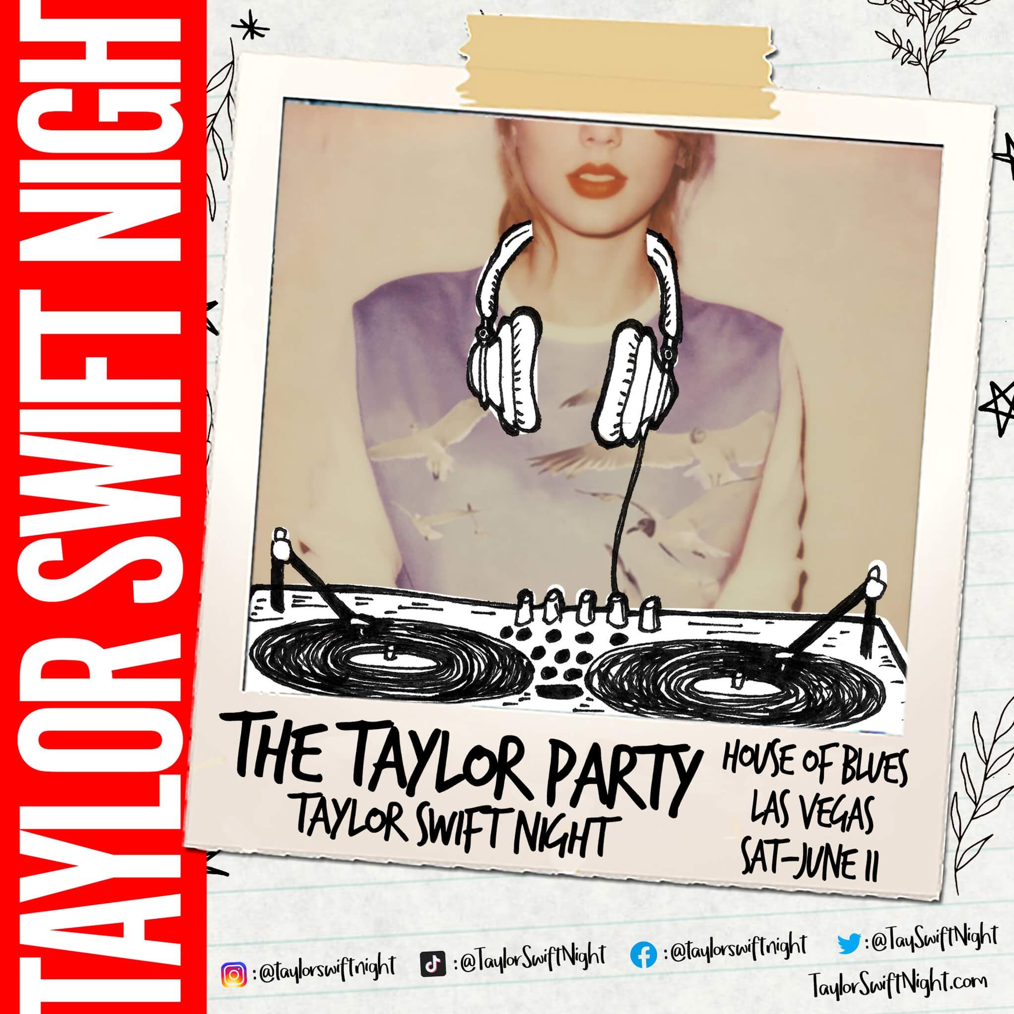 THE TAYLOR PARTY: TAYLOR SWIFT NIGHTHouse of Blues Las Vegas
