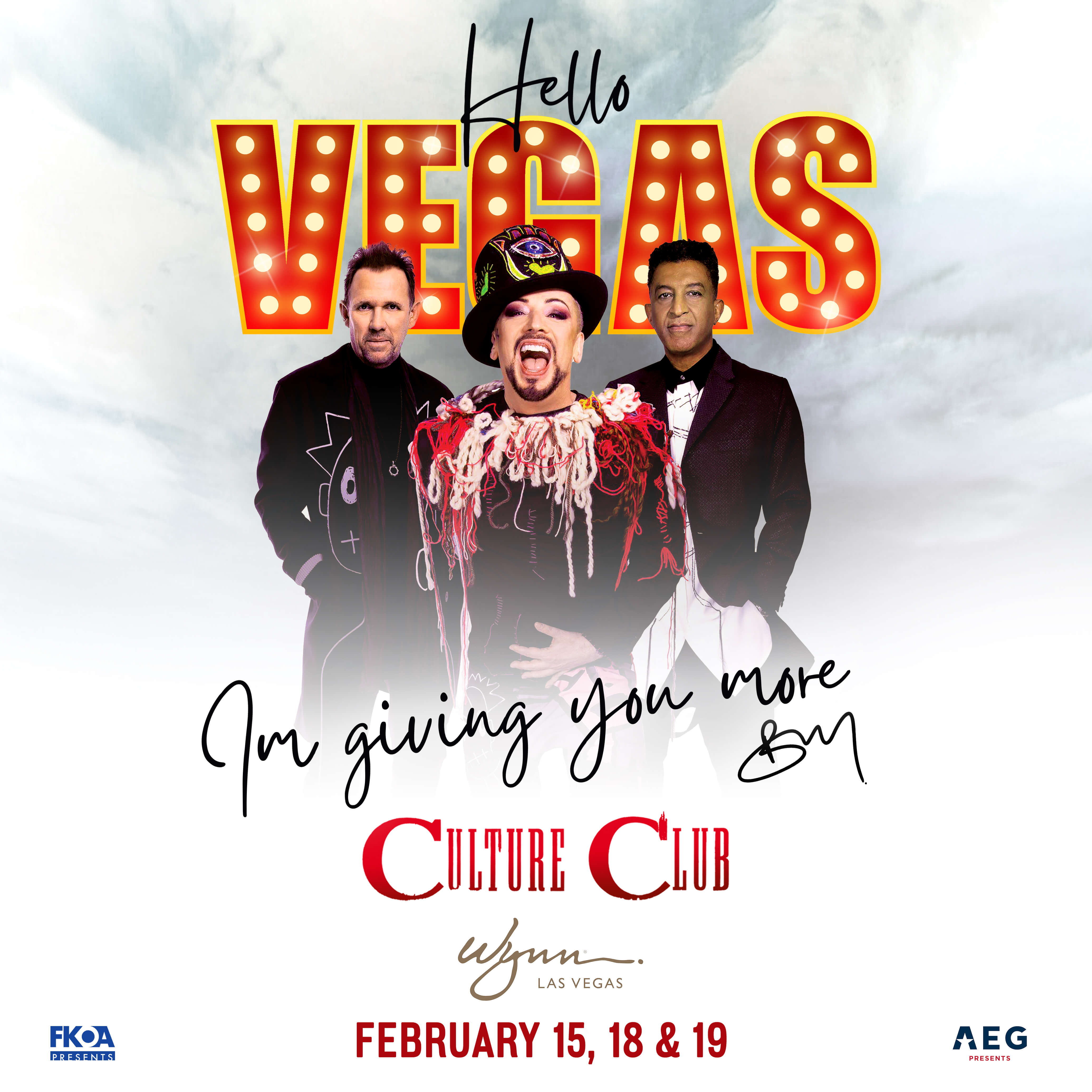 BOY GEORGE & CULTURE CLUBEncore Theater at Wynn Las Vegas