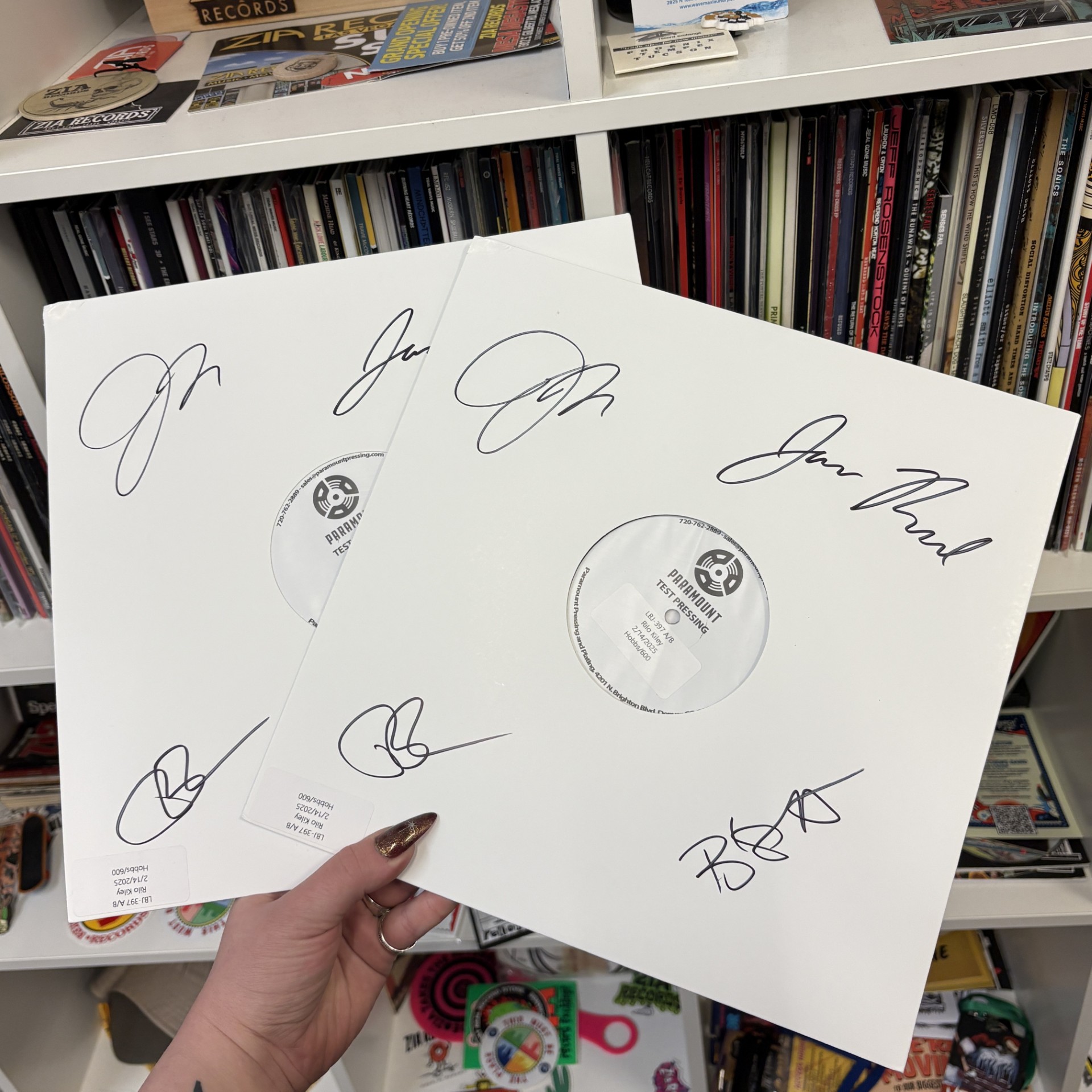 RILO KILEY 'THAT'S HOW WE CHOOSE TO REMEMBER IT' Autographed Test Pressing