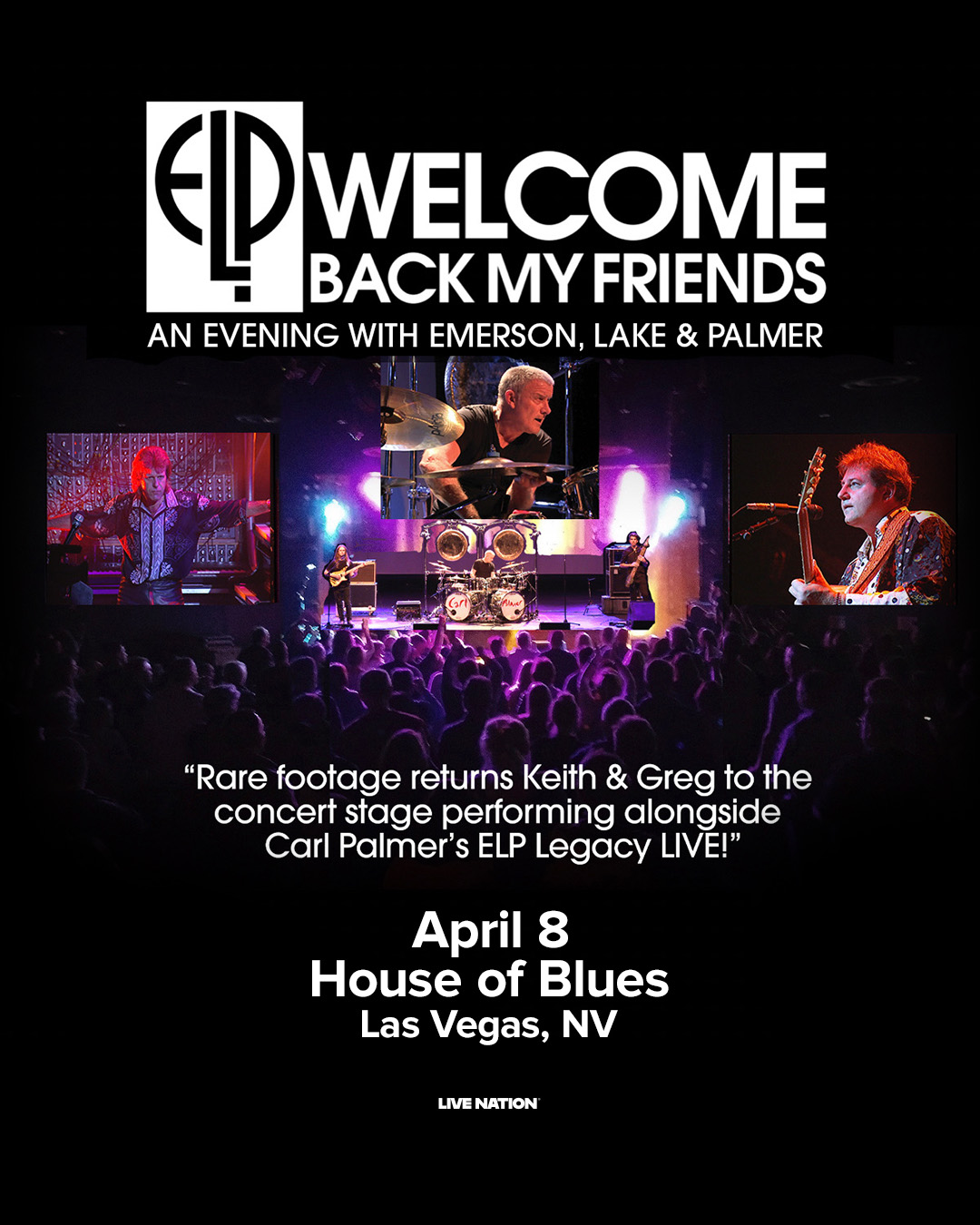 EMERSON, LAKE & PALMERHouse Of Blues Las Vegas