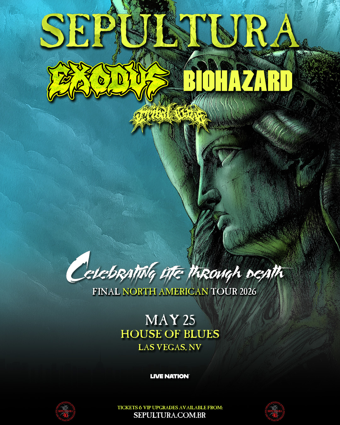 SEPULTURAHouse Of Blues Las Vegas