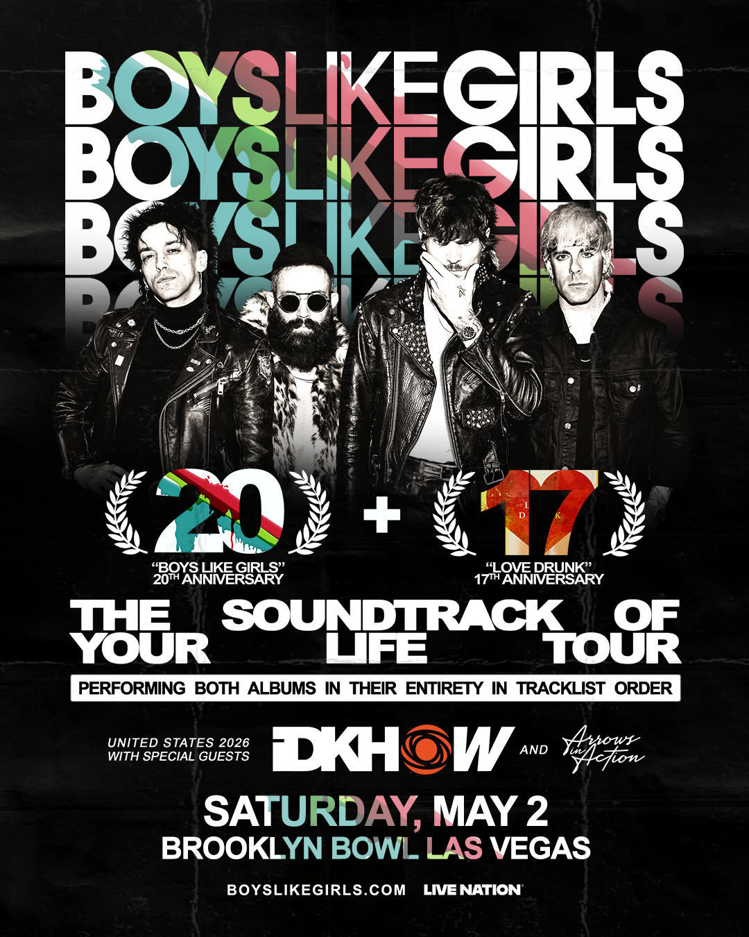 BOYS LIKE GIRLSBrooklyn Bowl Las Vegas