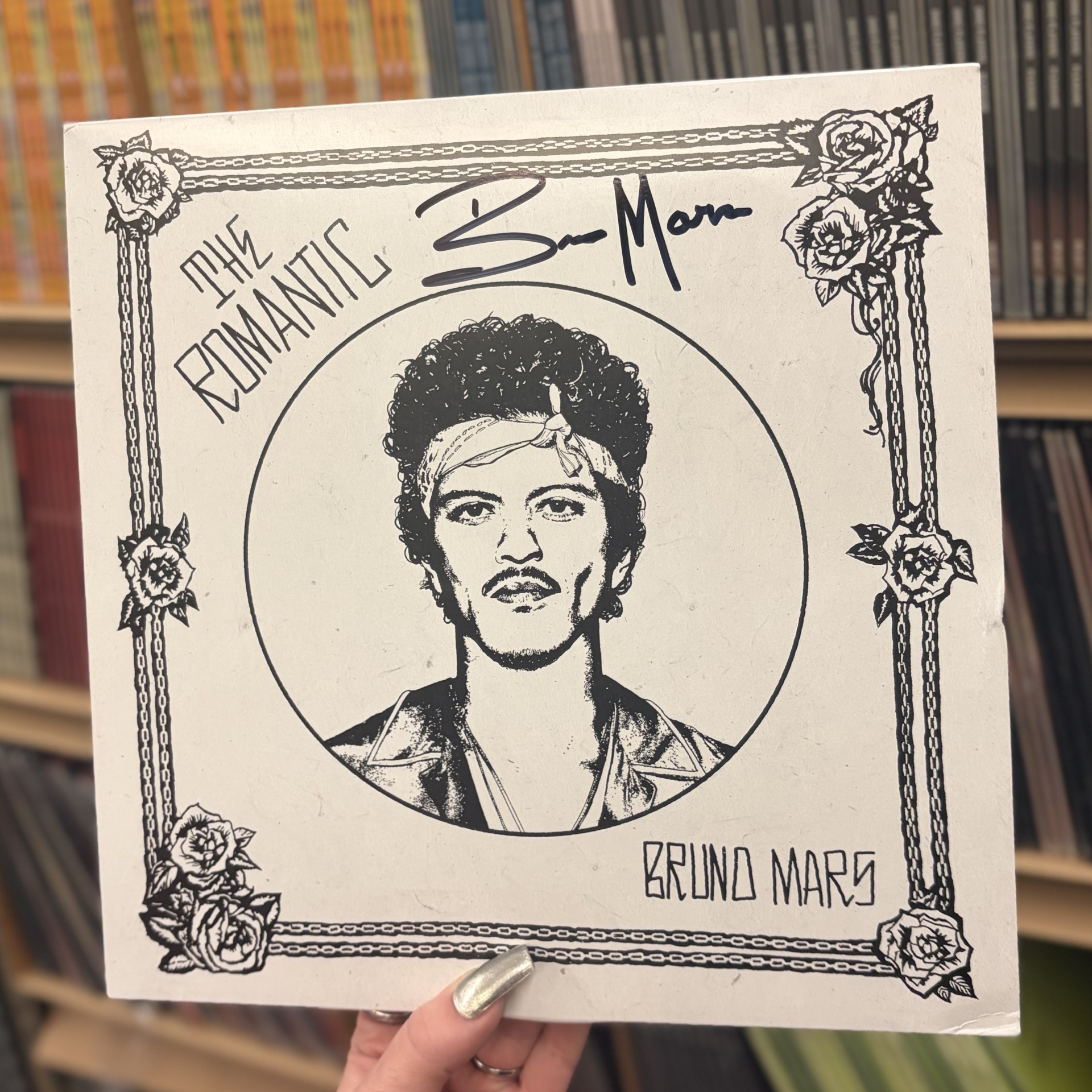 BRUNO MARS 'THE ROMANTIC' AUTOGRAPHED VINYL