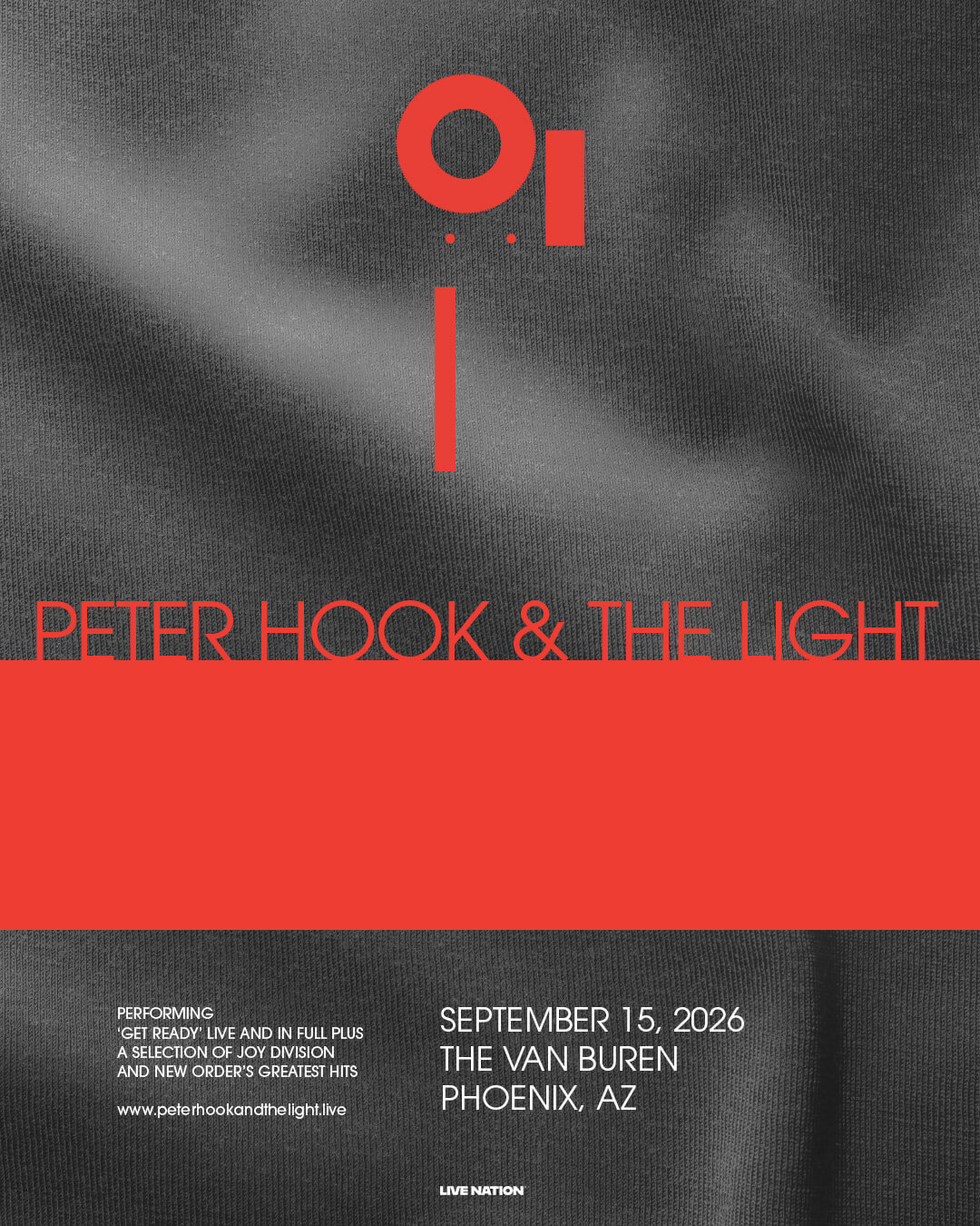 PETER HOOK & THE LIGHTThe Van Buren