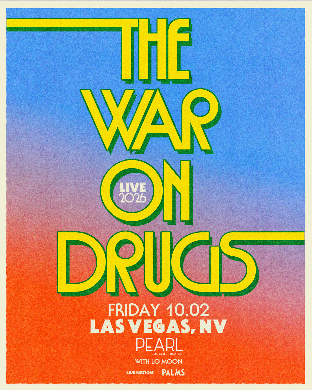 THE WAR ON DRUGSPeal Concert Theater